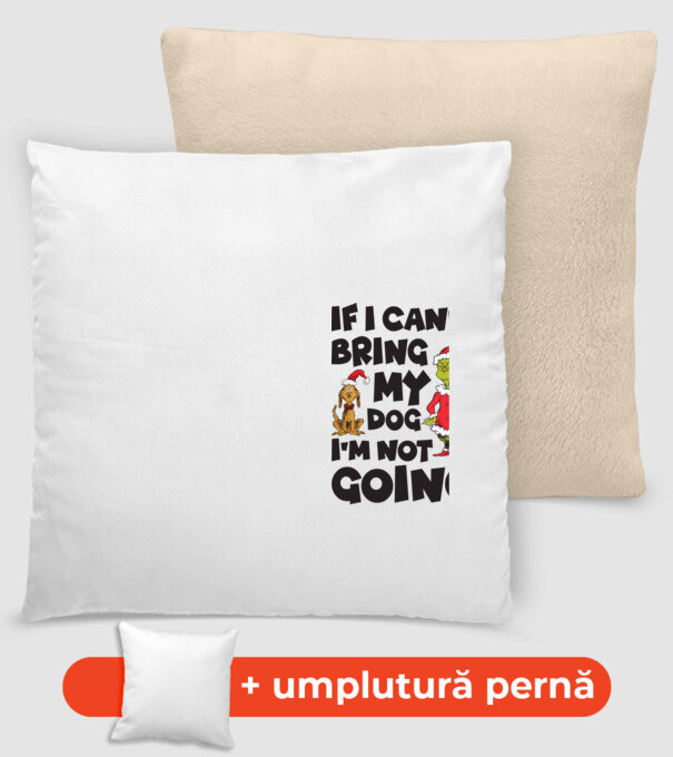 If i can't bring my dog I'm not going model nisipiu pe tricou
